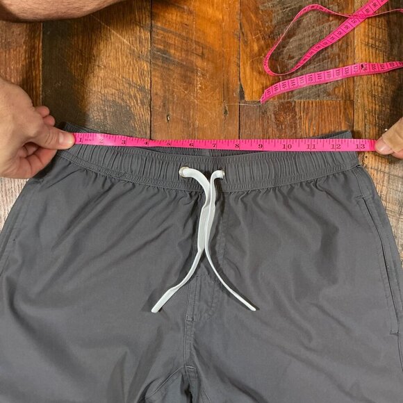 Bamboo Ave Boundless Shorts Black Drawstring Athletic Swim Hybrid Men’s Size Lar - Picture 4 of 9